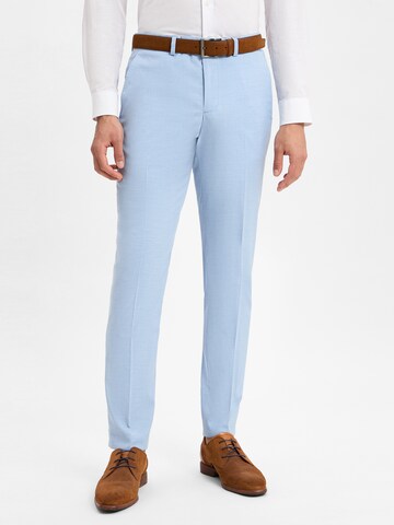 Finshley & Harding Regular Pants ' California ' in Blue: front