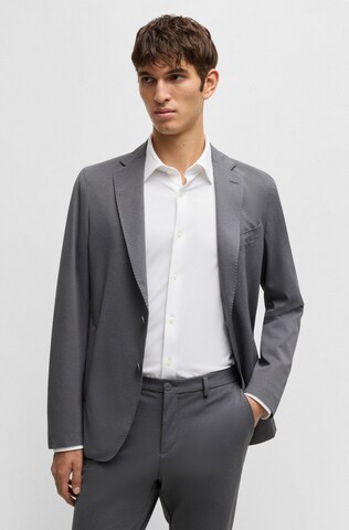 BOSS Regular fit Business Shirt 'HANK' in Beige