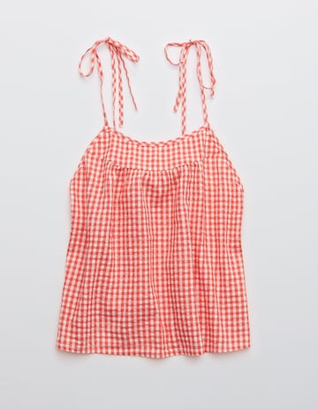 AERIE Slaapshirt in Rood: voorkant