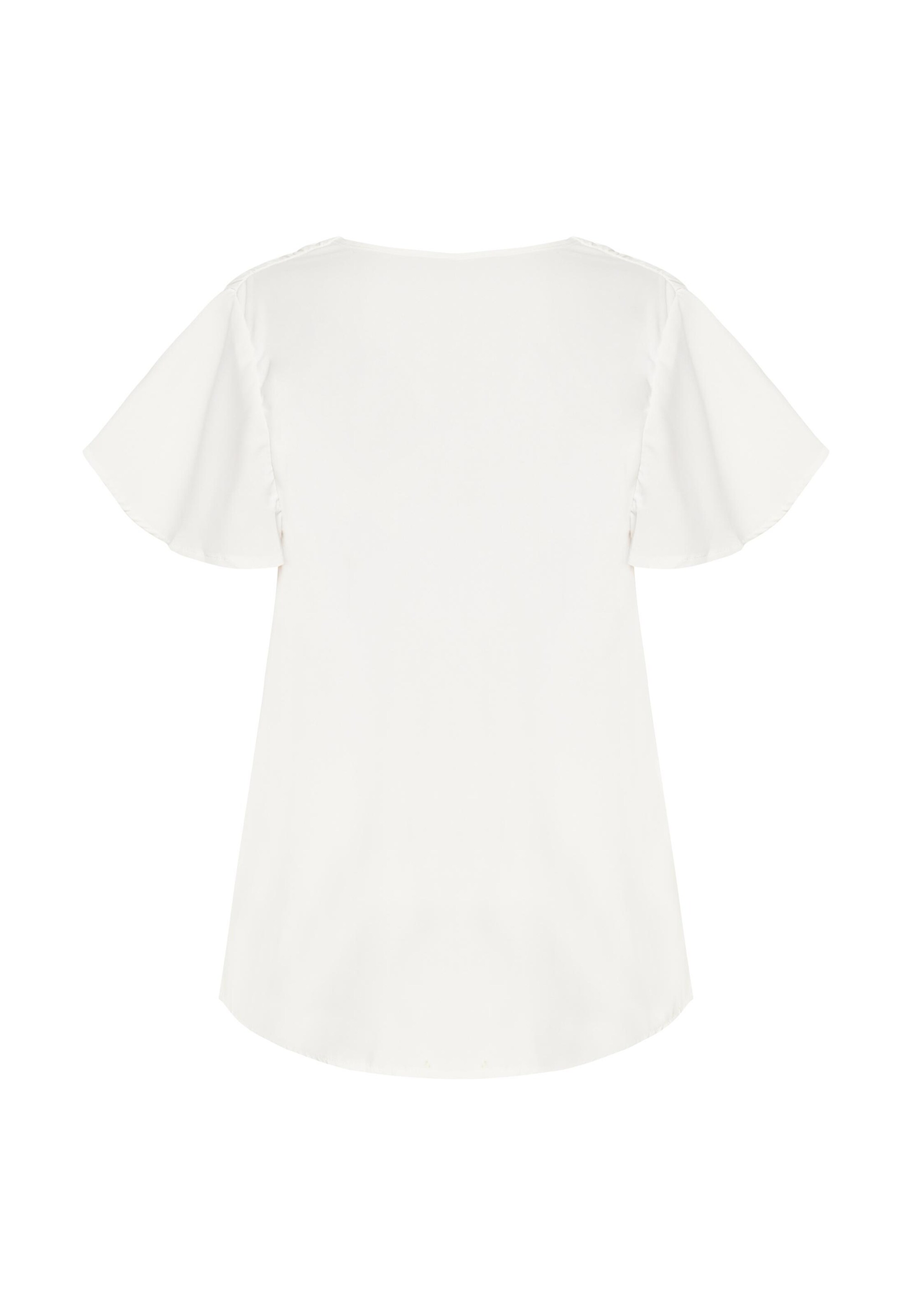 HALEE - Blusa 'Spring Summer' em branco