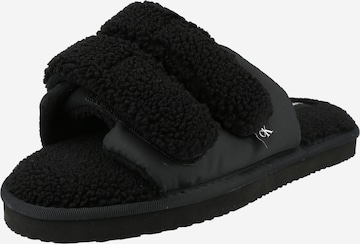 Calvin Klein Jeans Slippers in Black: front
