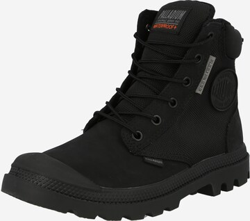 Bottines à lacets 'Pampa' Palladium en noir : devant