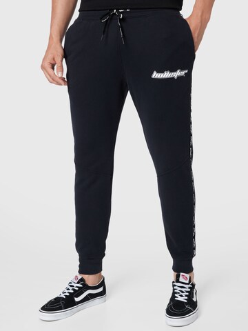 HOLLISTER Slim fit Pants in Black: front