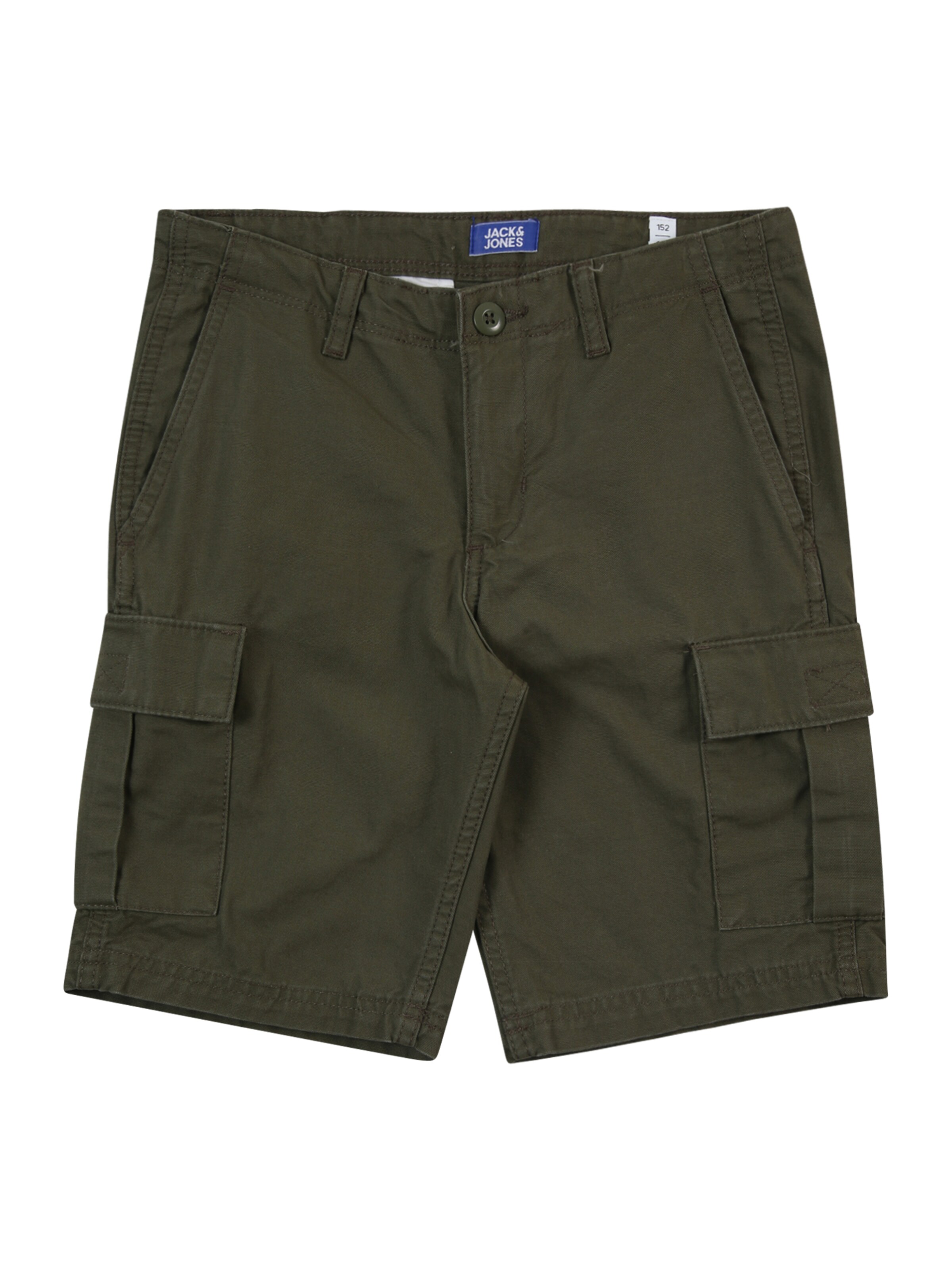 zaļš Jack & Jones Junior Standarta Bikses 'JPSTCOLE': no priekšpuses