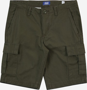 Jack & Jones Junior - regular Pantalón 'JPSTCOLE' en verde: frente