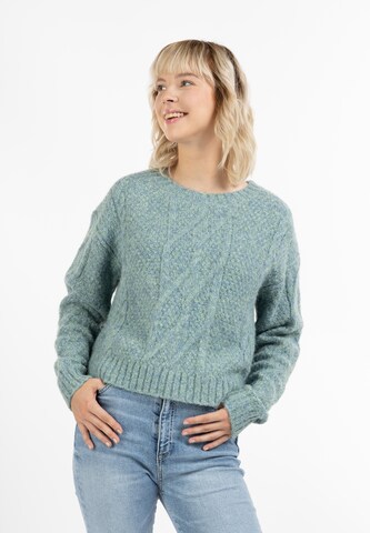 MYMO - Pullover 'Blonda' em azul: frente