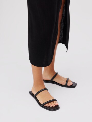 LeGer by Lena Gercke Mules 'Candy' in Black: front