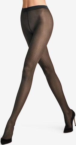 FALKE Strumpfhose 'Particle' in Schwarz: Vorderseite