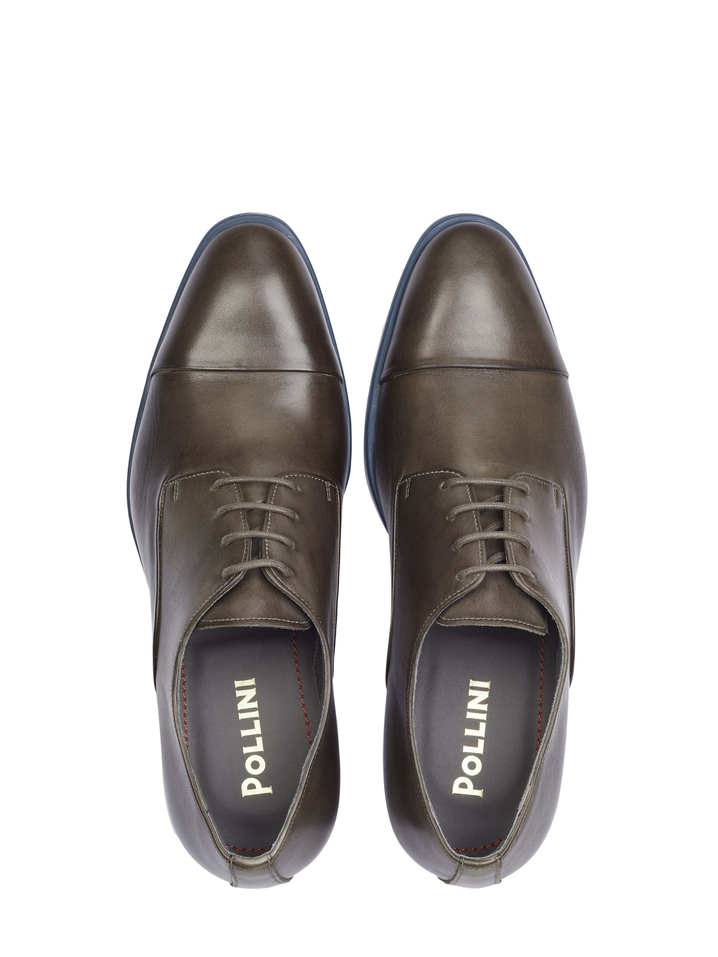 POLLINI Buty sznurowane 'Pollini Schuhe' w kolorze zielony