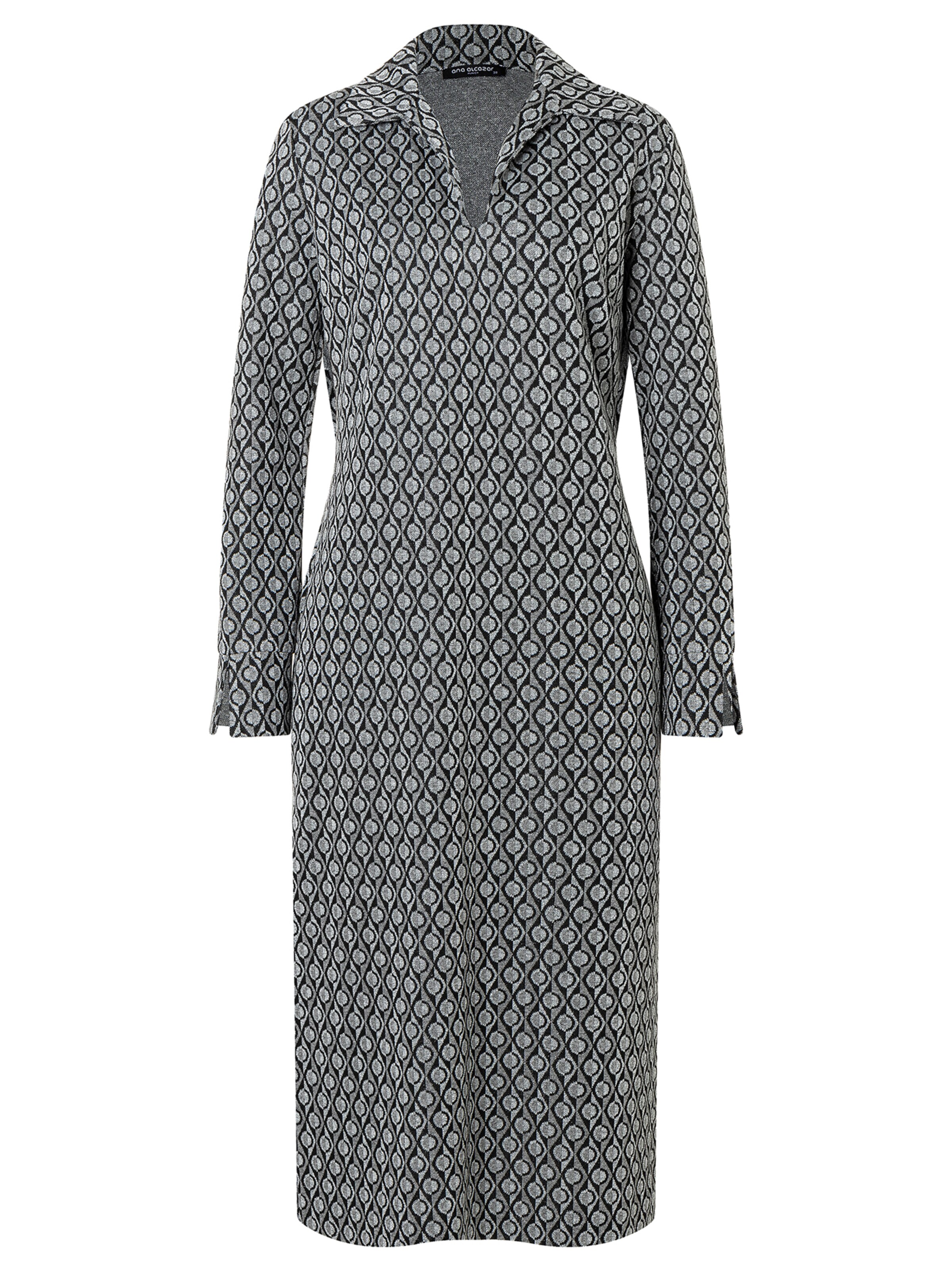 Ana Alcazar Jurk 'Sofine' in Grijs: voorkant