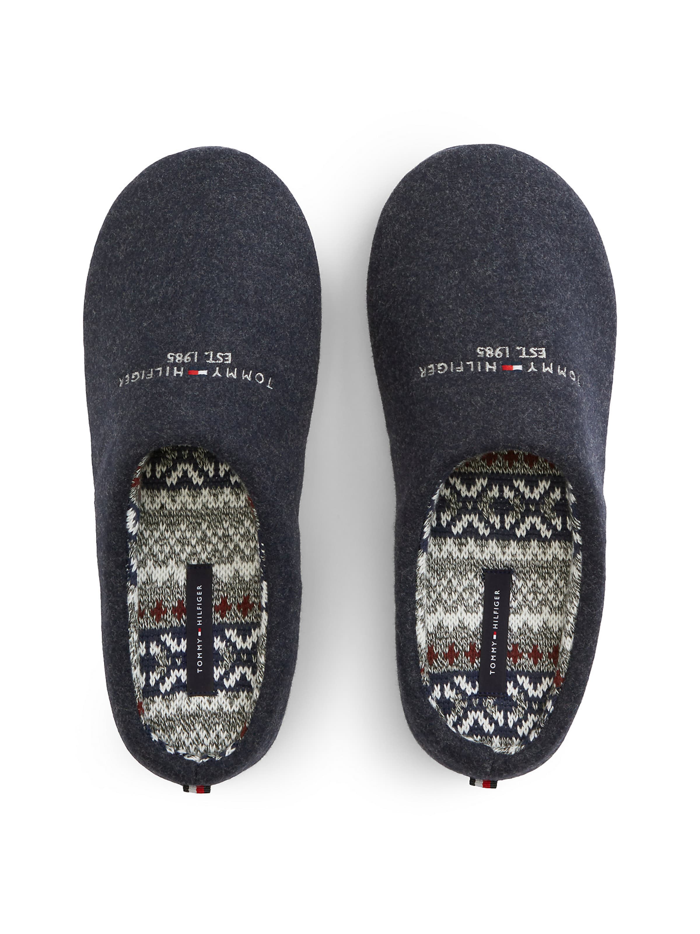 TOMMY HILFIGER Hausschuh in Blau
