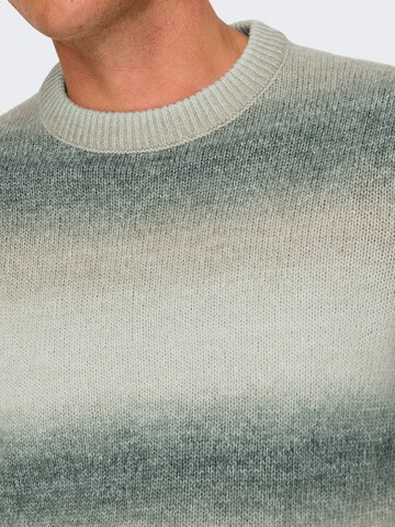Only & Sons Sweater 'ONSTimber' in Grey