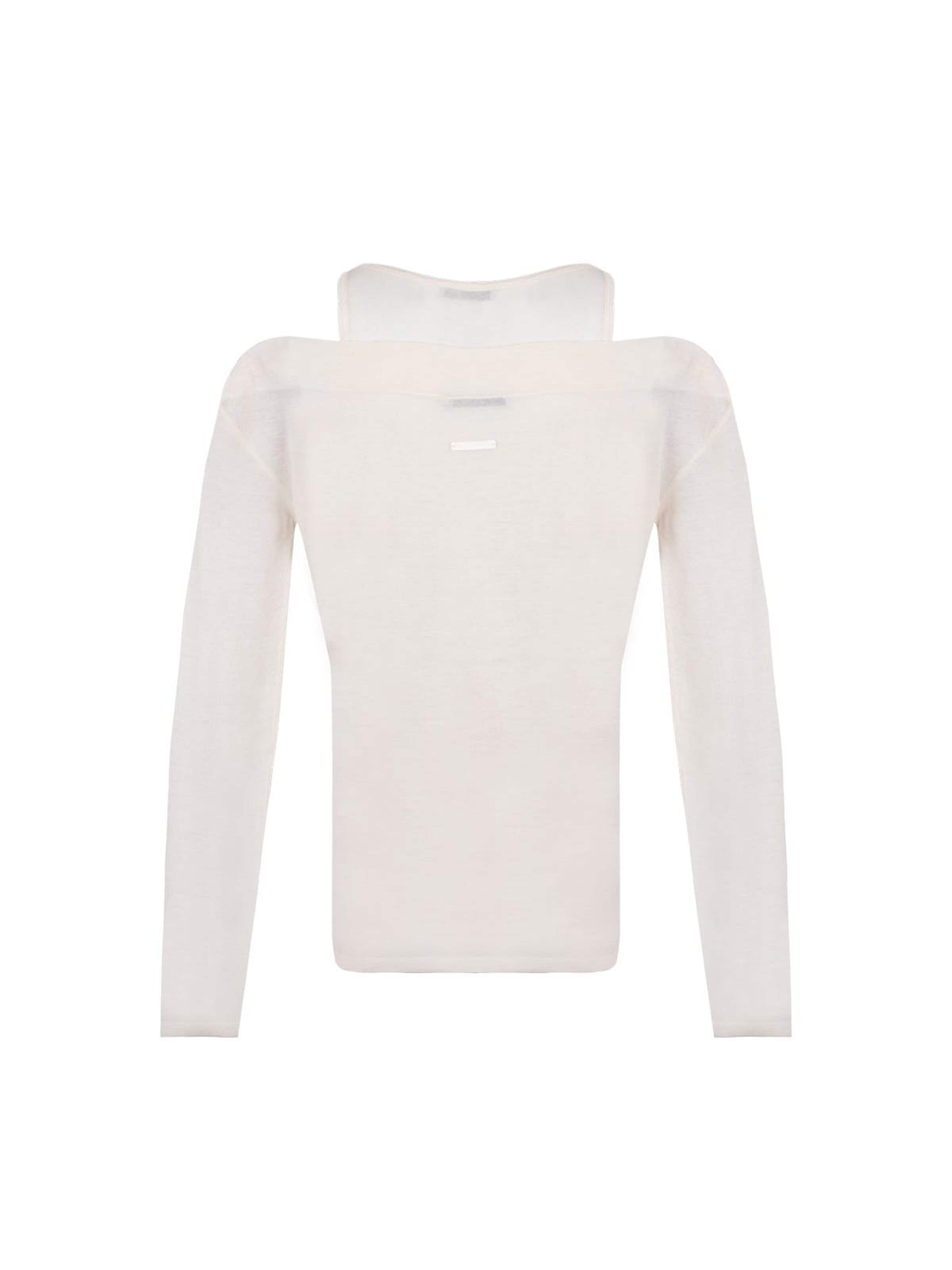 Chemisier SILK & CASHMERE en blanc