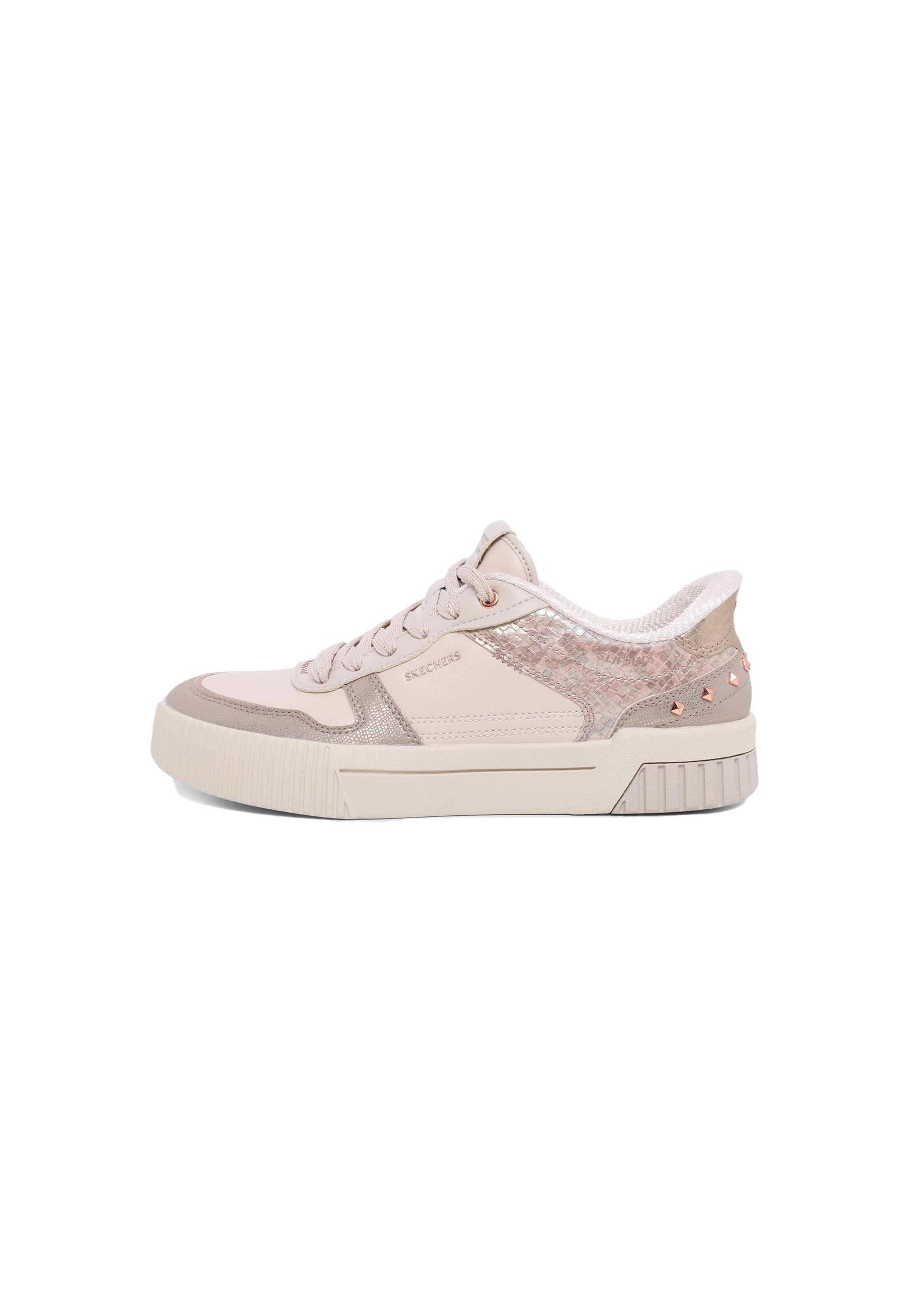 Baskets basses 'JADE' SKECHERS en gris : devant