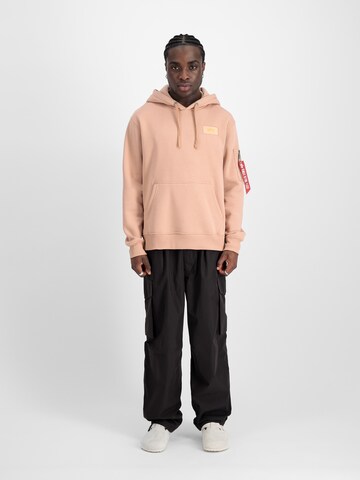 ALPHA INDUSTRIES Sweatshirt i orange
