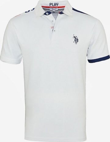 U.S. POLO ASSN. Shirt 'USA Play' in White: front