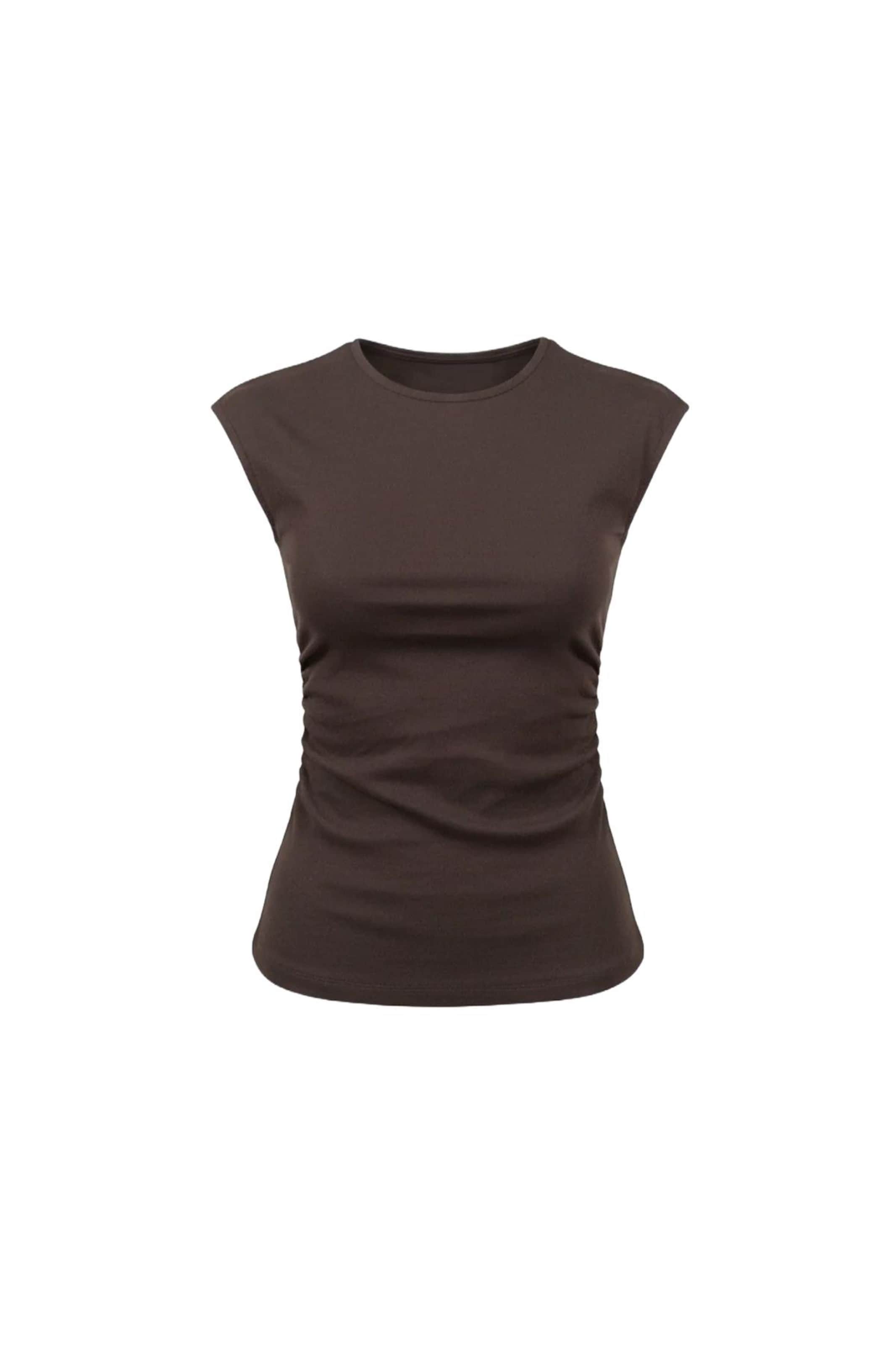 No Matter What Shirt in Braun: Vorderseite