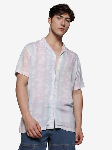 Campus Sutra Comfort fit Button Up Shirt in Mixed colors: front