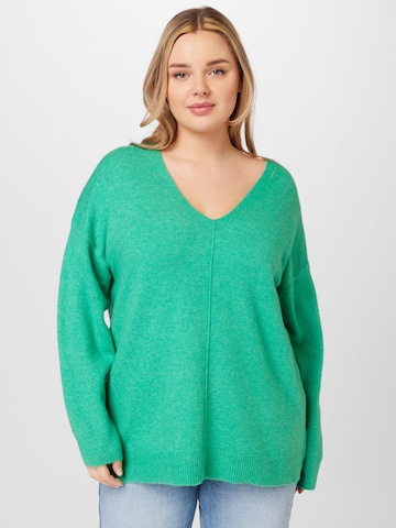 Esprit Curves Sweater in Green: front