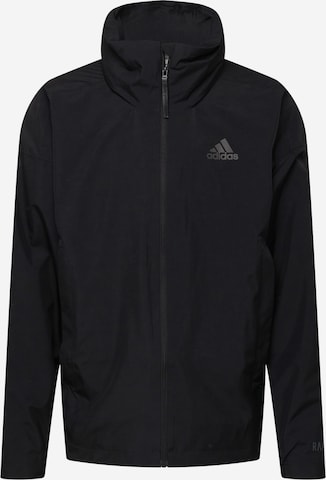 ADIDAS SPORTSWEAR Куртка в спортивном стиле 'Traveer' в Черный: спереди