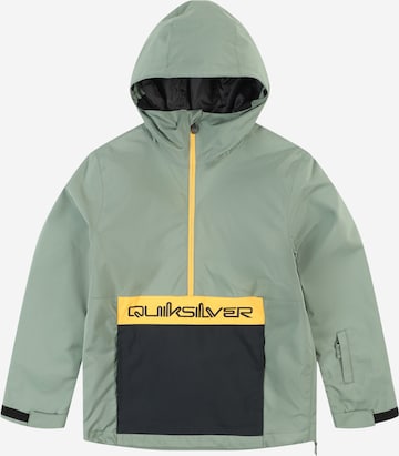 QUIKSILVER Outdoor jacket 'STEEZE' in Green: front