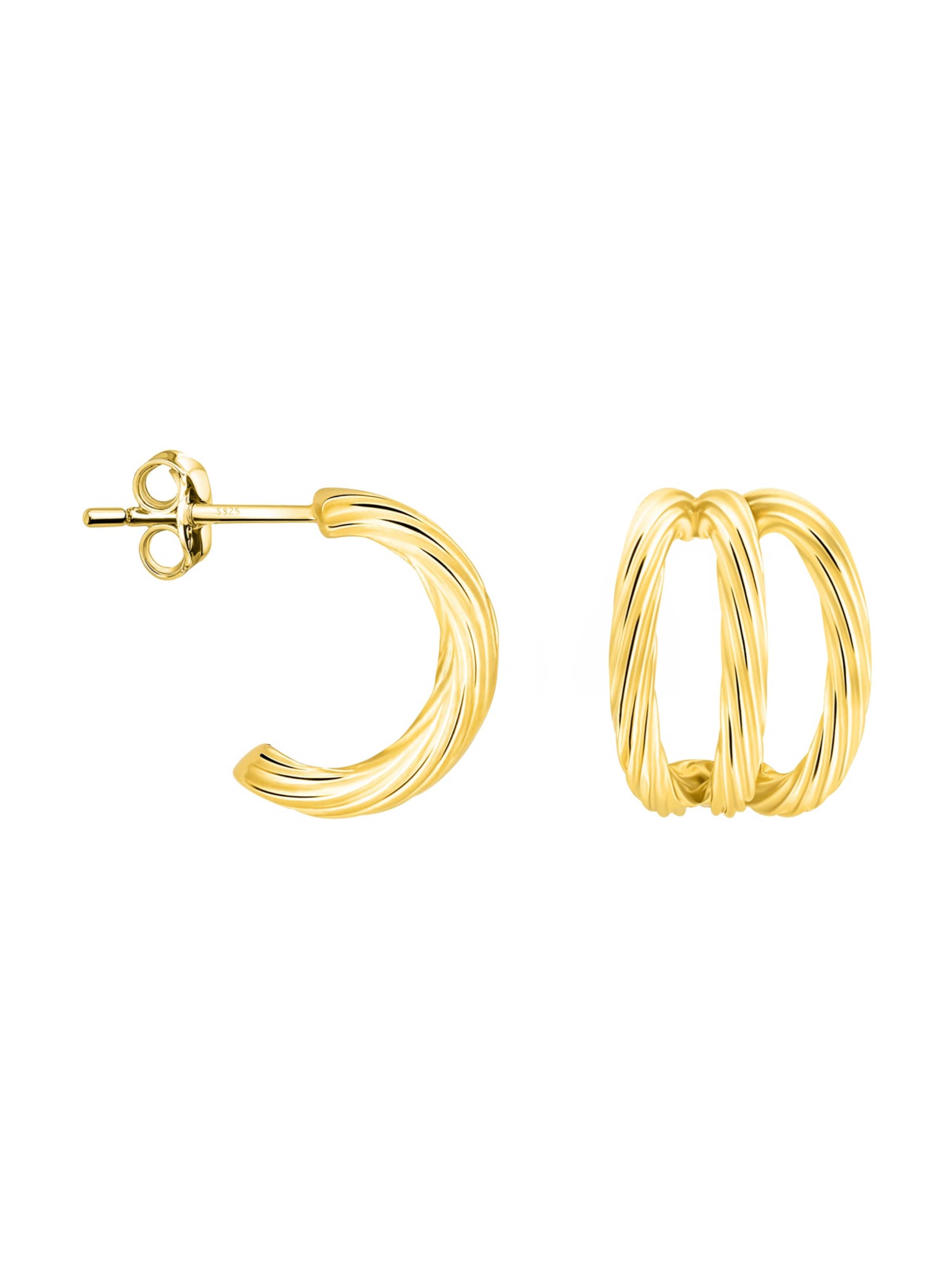 Sofia Milani Ohrringe‌‌‌ in Gold: Vorderseite