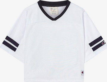 balta Champion Authentic Athletic Apparel Marškinėliai: priekis