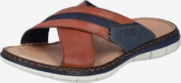 Rieker Mule in Brown: front