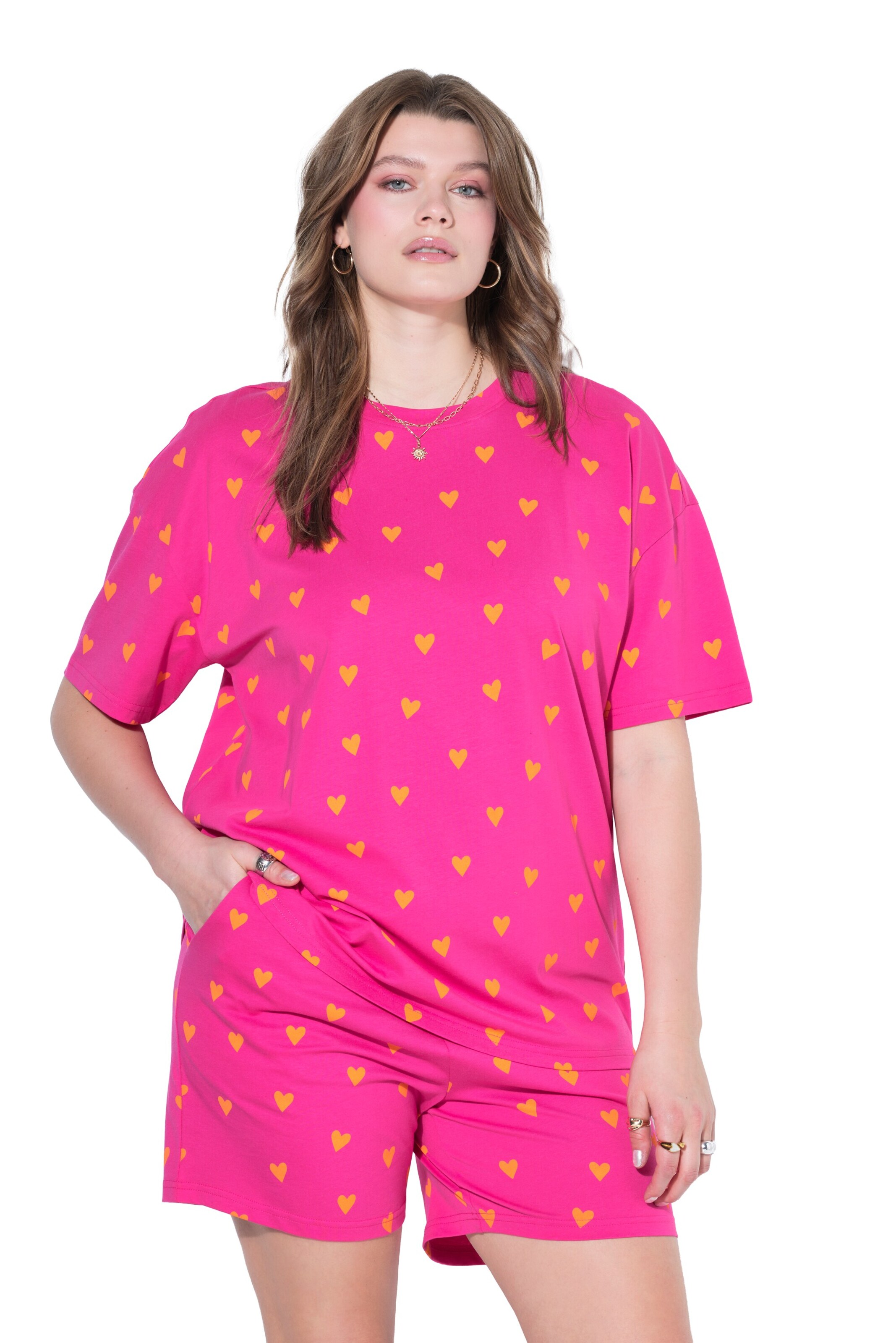 Studio Untold Pyjama in Roze: voorkant