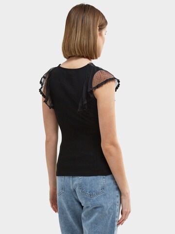Influencer Top in Schwarz