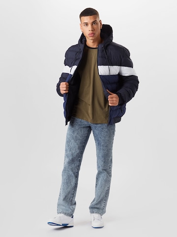 Veste d’hiver Urban Classics en bleu