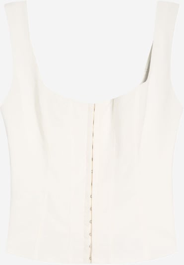 Bershka Toppi koossa XS värissä valkoinen, Tuotenäkymä