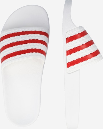 ADIDAS ORIGINALS Šľapky 'Adilette' - biela