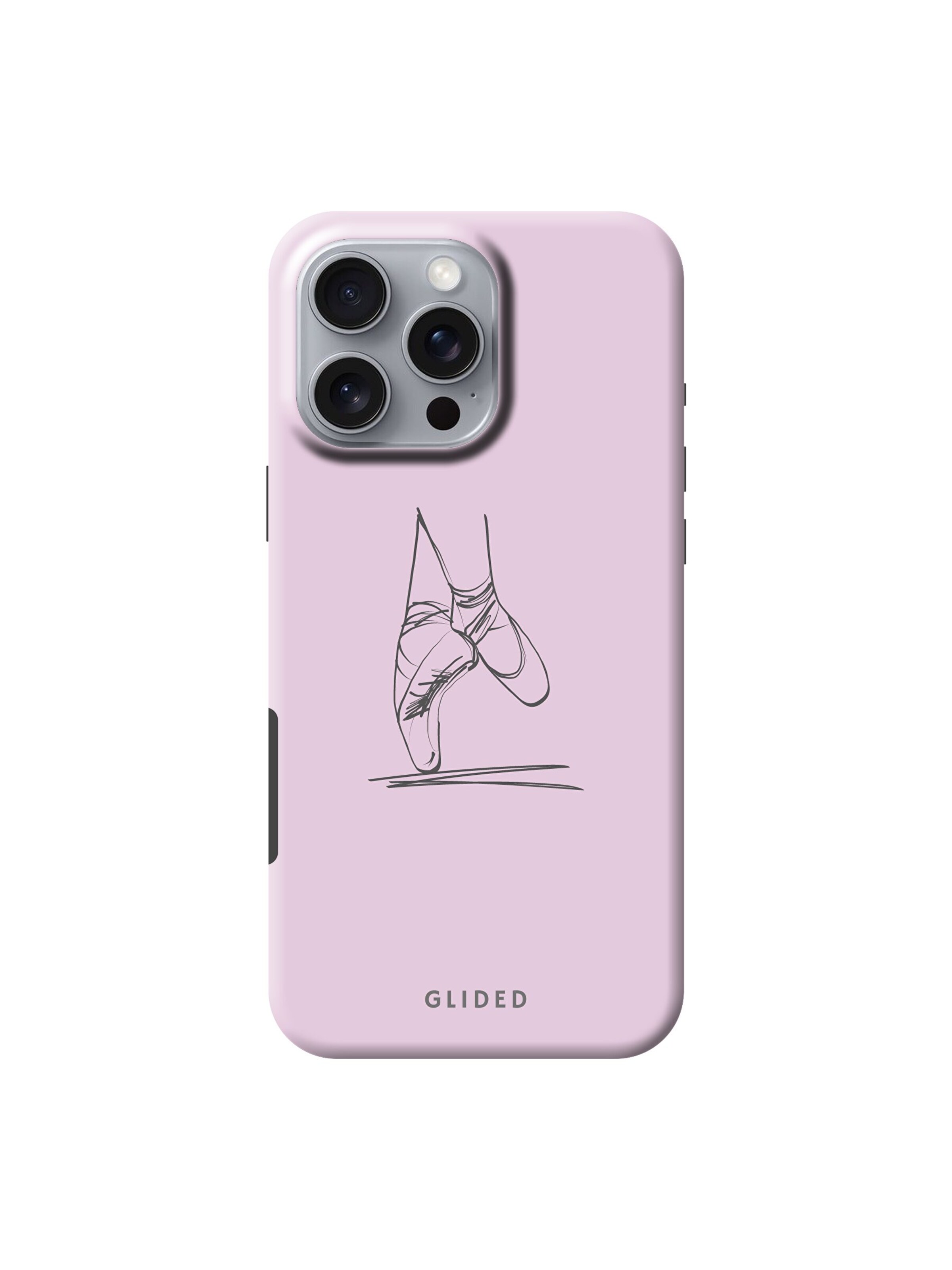 Glided Smartphone Case 'Pointe Glided Handyhülle' in Black: front