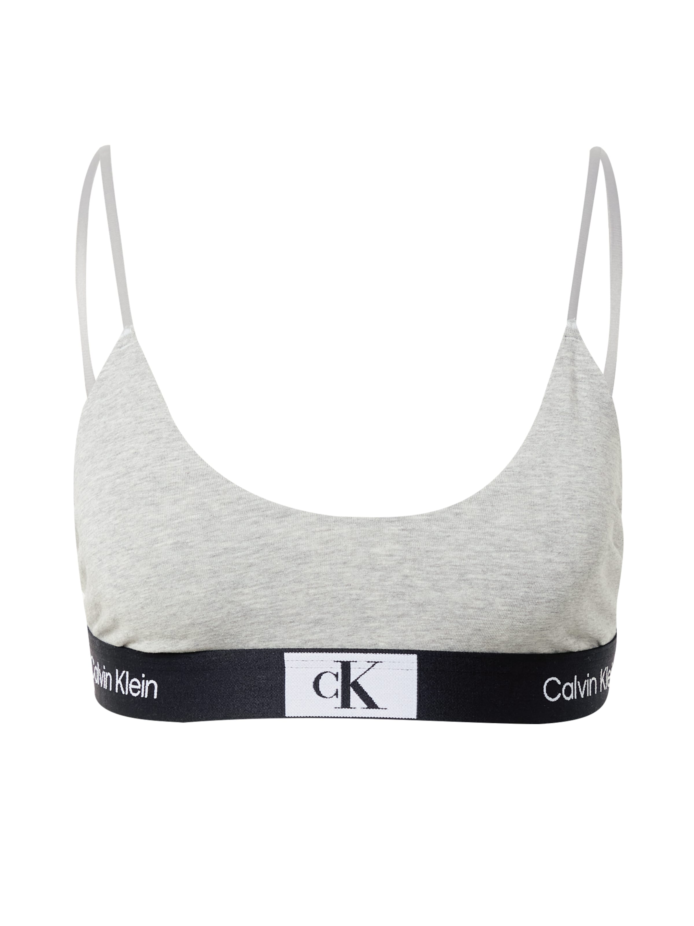 Calvin Klein Underwear Korzetová Podprsenka – šedá: přední strana