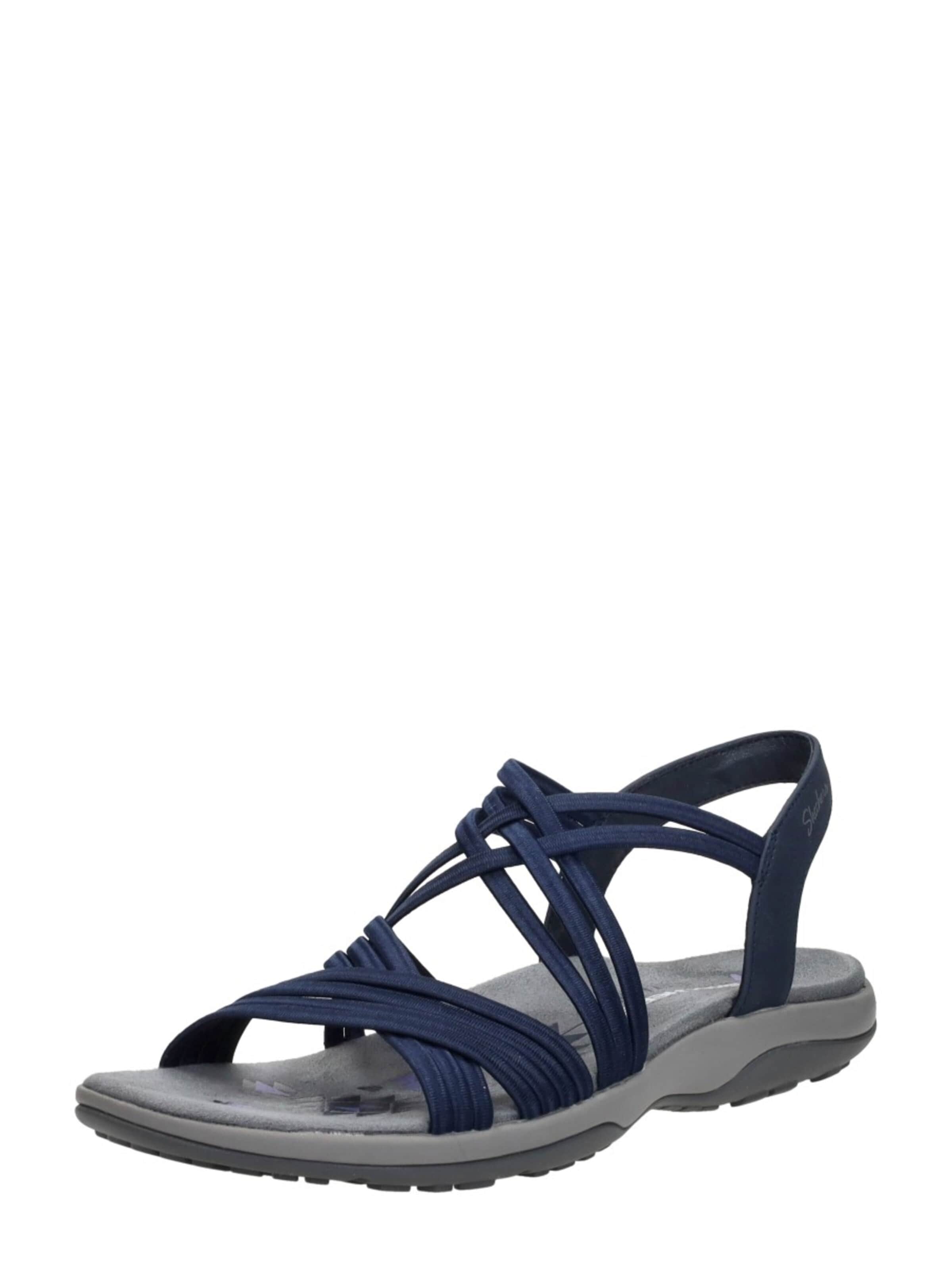 SKECHERS Sandal 'Reggae Slim - Sunnyside' in Blue