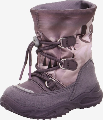 Boots da neve 'Glacier' di SUPERFIT in lilla: frontale