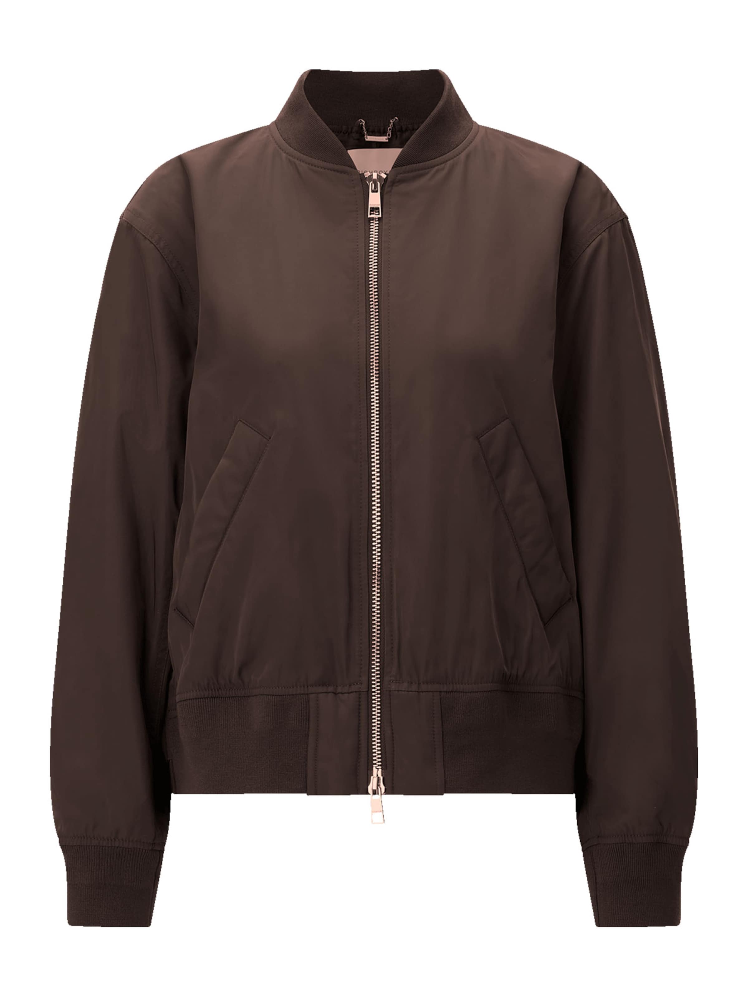 Veste mi-saison Rich & Royal en marron : devant