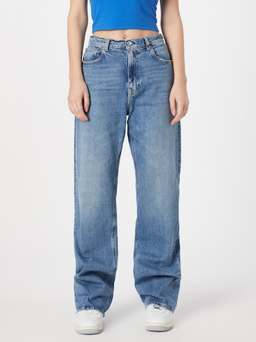 REPLAY Wide leg Jeans 'LAELJ' in Blauw: voorkant