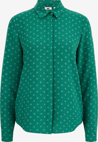 WE Fashion Blouse in Groen: voorkant