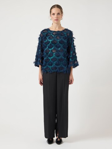 YAS Bluse 'YASPazilla' i blå