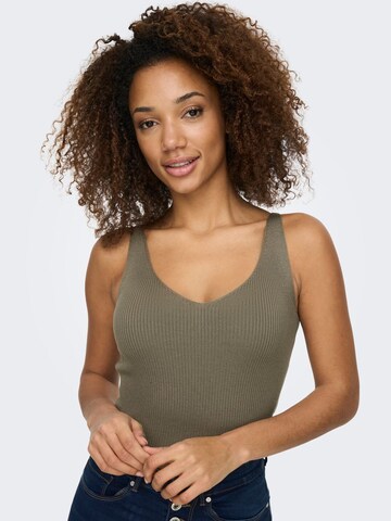 JDY Knitted top 'Nanna' in Brown