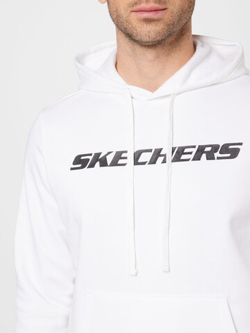 SKECHERS Athletic Sweatshirt in White