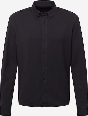 DRYKORN Button Up Shirt 'LOKEN' in Black: front