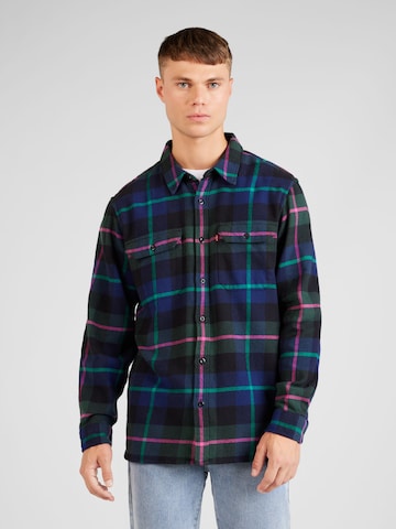 LEVI'S ® Comfort fit Button Up Shirt 'Jackson Worker' in Blue: front