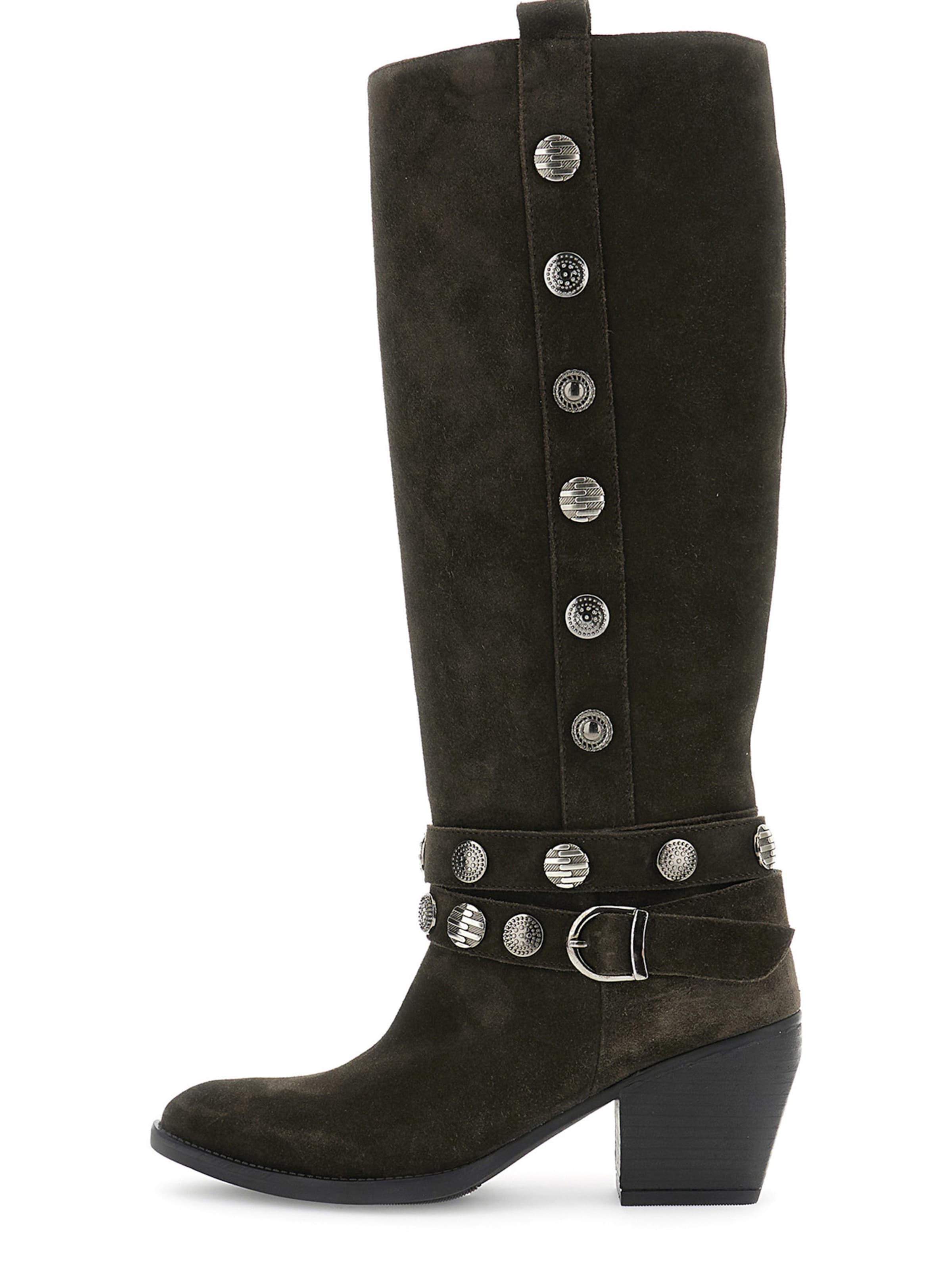 Stivale da cowboy di CAFè NOIR in marrone: frontale