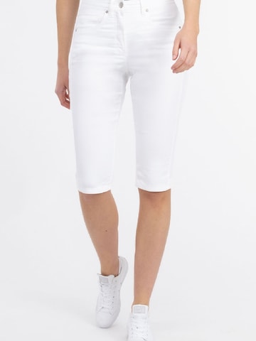 Recover Pants Slimfit Broek in Wit: voorkant