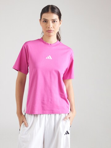 ADIDAS SPORTSWEAR Λειτουργικό μπλουζάκι 'Essentials' σε ροζ: μπροστά