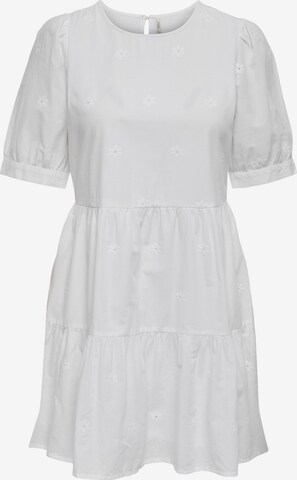 Robe 'Pernille' ONLY en blanc : devant