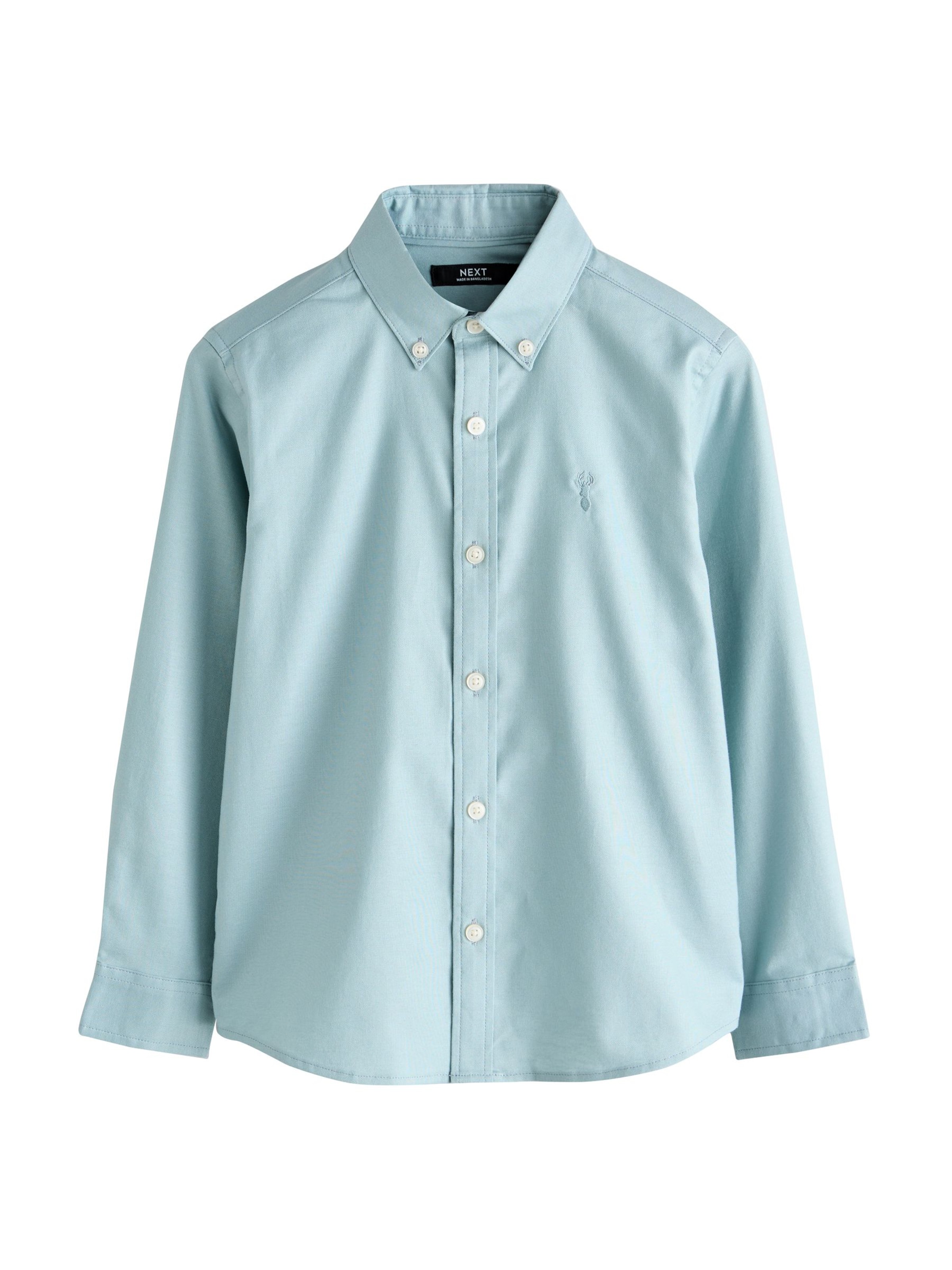 Next Средняя посадка Рубашка в Зеленый: спереди